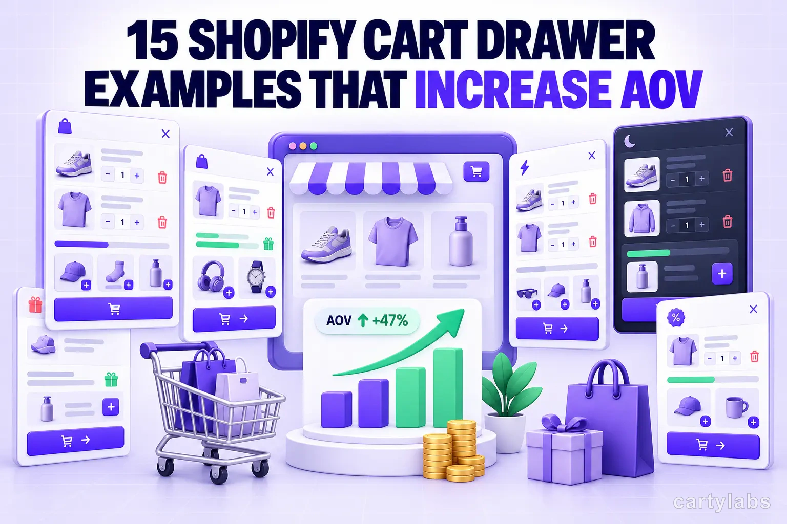 15 Shopify Cart Drawer Examples That Increase AOV