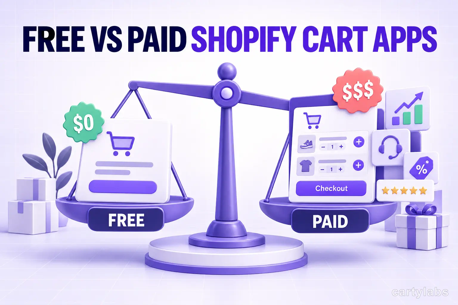 Free vs Paid Shopify Cart Apps: When Each Makes Sense
