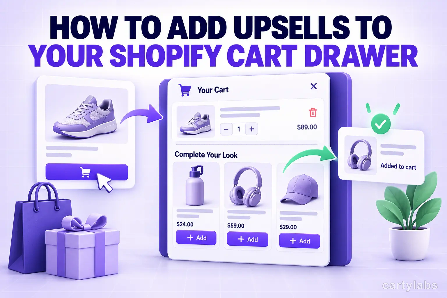 How to Add Upsells to Your Shopify Cart Drawer