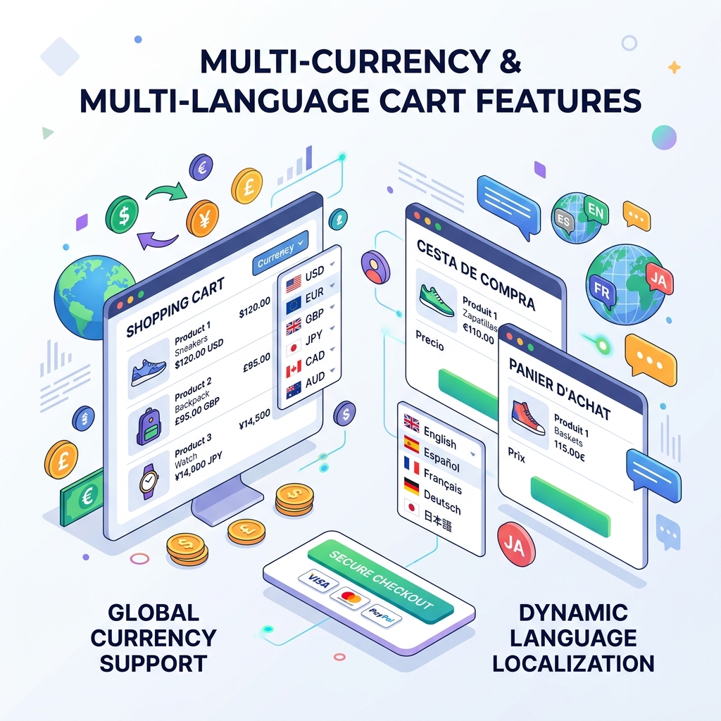 Going Global on Shopify: Multi-Currency & Multi-Language Cart